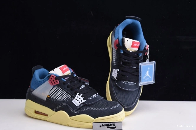 Kicked Out Shoe Store DC9533-001 UNION NOIR JORDAN AIR OFF RETRO 4 0703